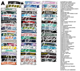 READ DESCRIPTION! Custom TV Show Flag Stickers (TV THURSDAY)