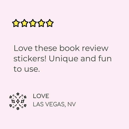 Book Review/Book Ratings Planner Stickers