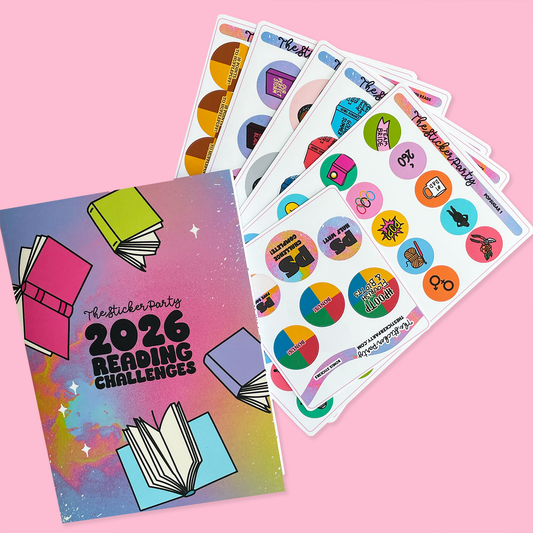 2026 Reading Challenge B6 Notebook + Sticker Bundle