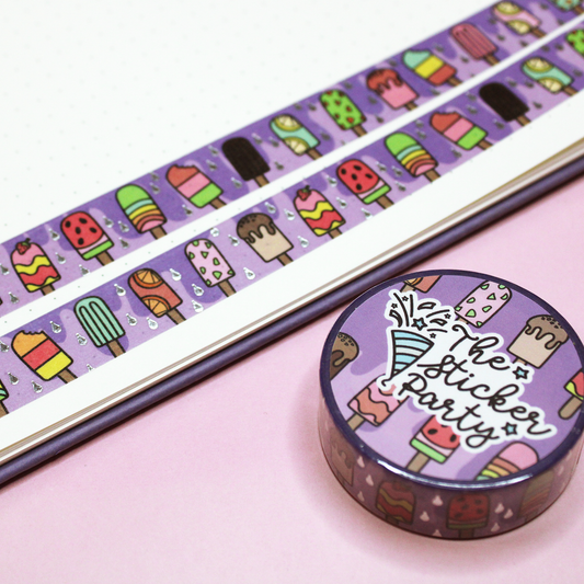 Popsicles Foiled Washi Tape