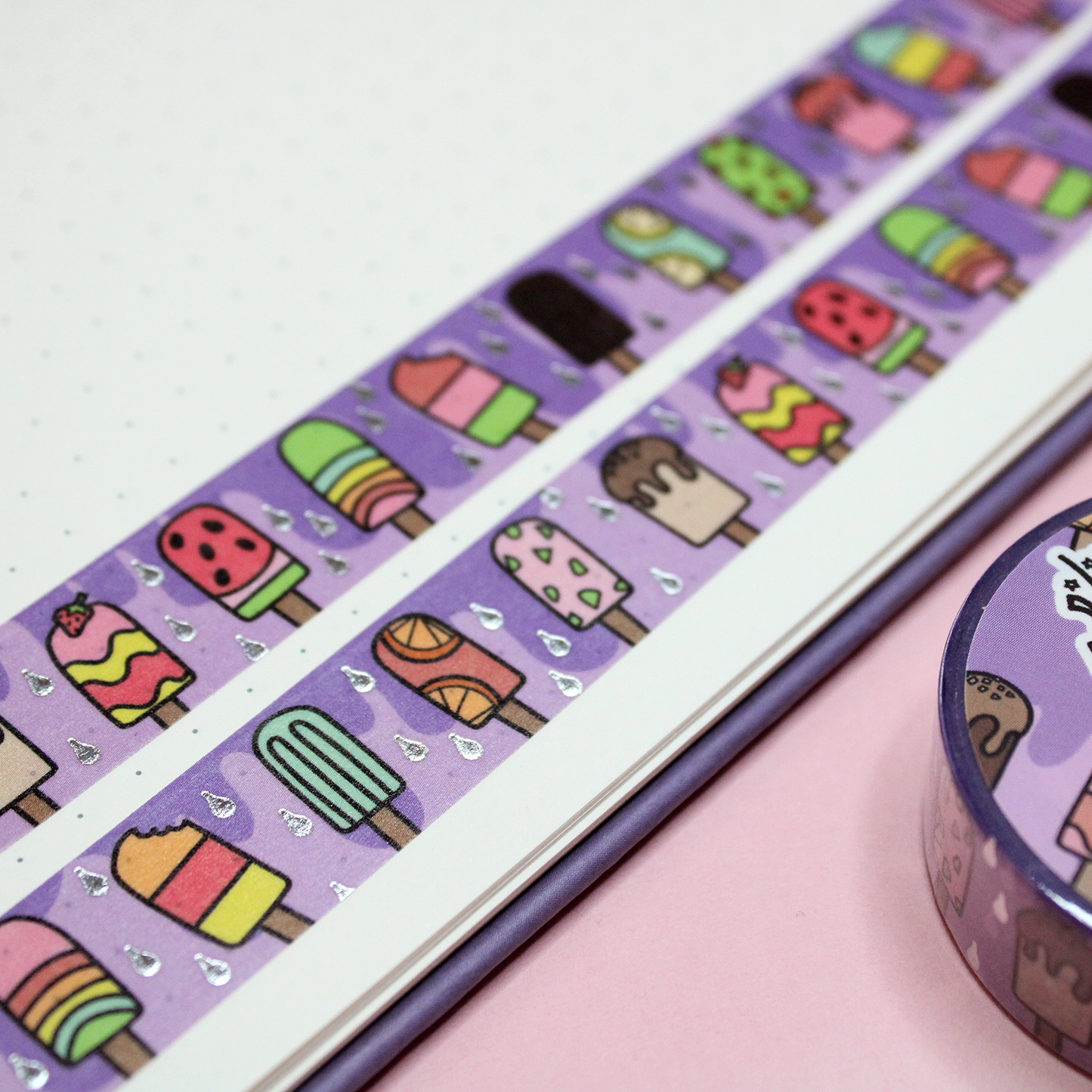 Popsicles Foiled Washi Tape