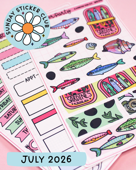 Sunday Sticker Club STICKERS ONLY