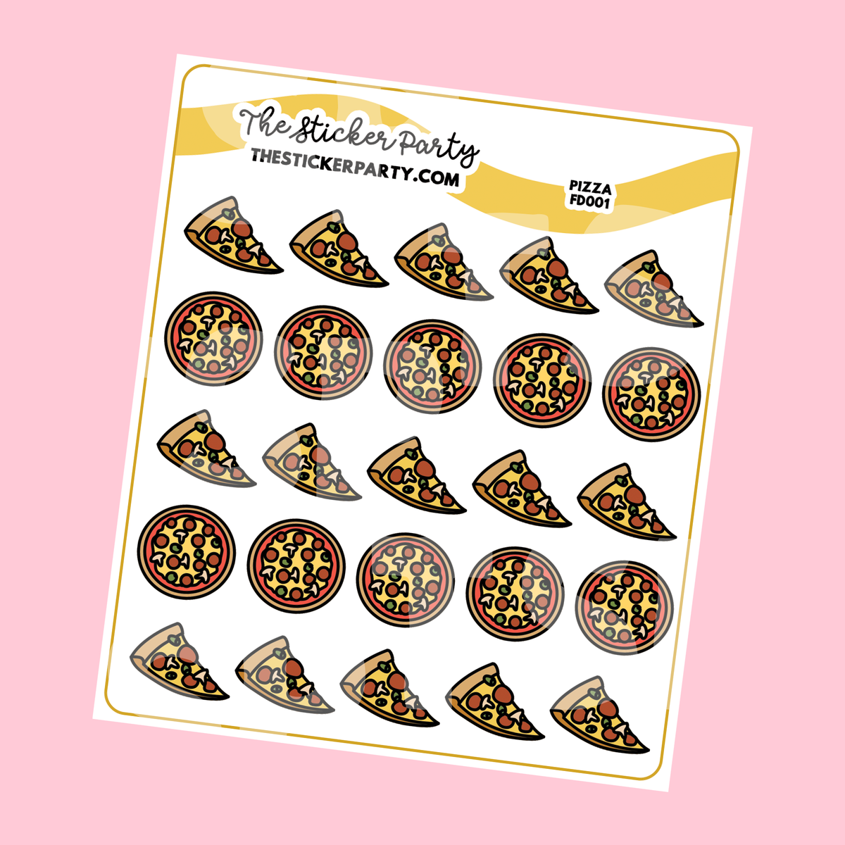 Pizza Planner Stickers – The Sticker Party