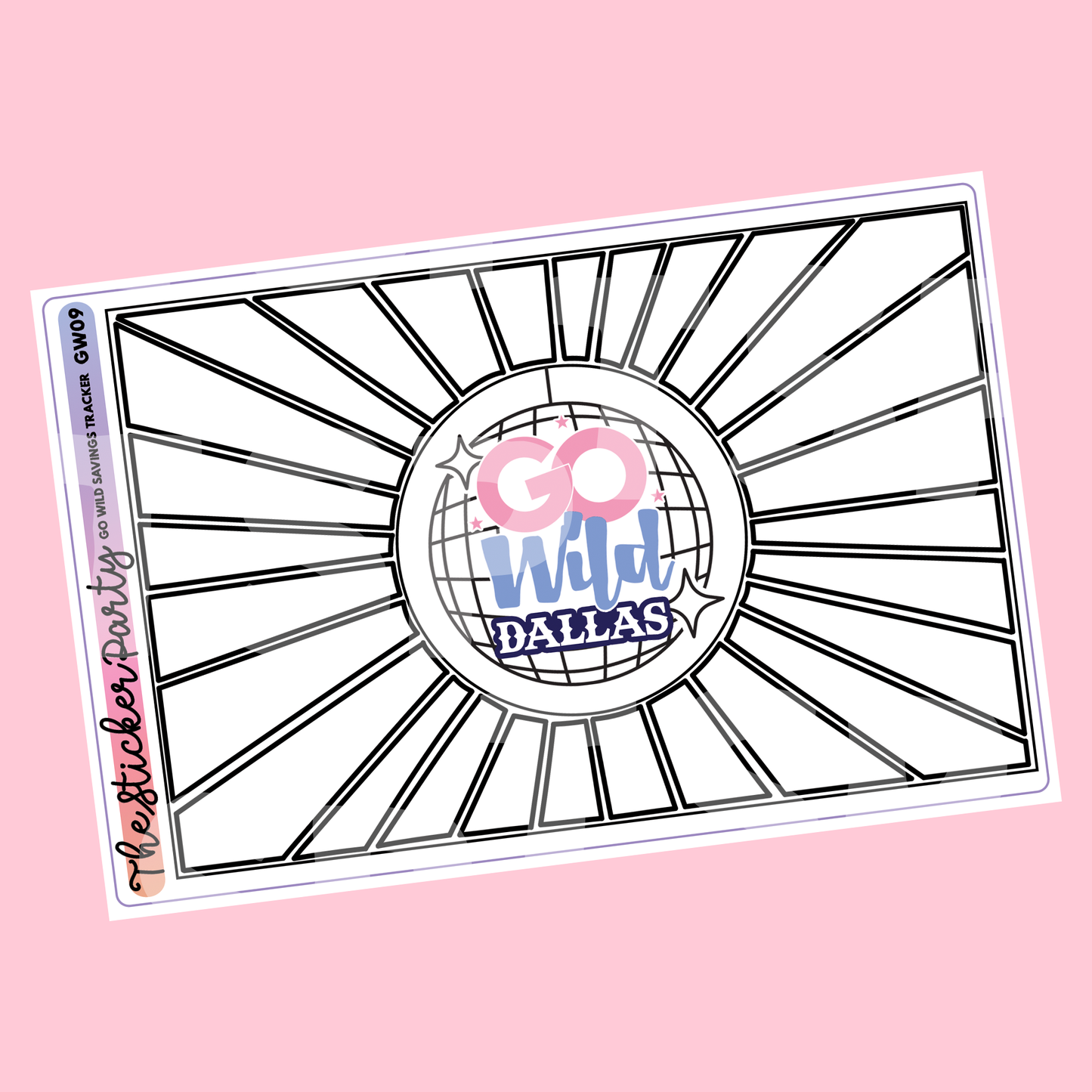 GO Wild 2024 SAVINGS TRACKER Sticker Kit | GO Wild 2024 Dallas GW 2024