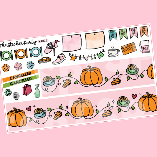 Pink Pumpkin Kit in Standard Vertical Sizing