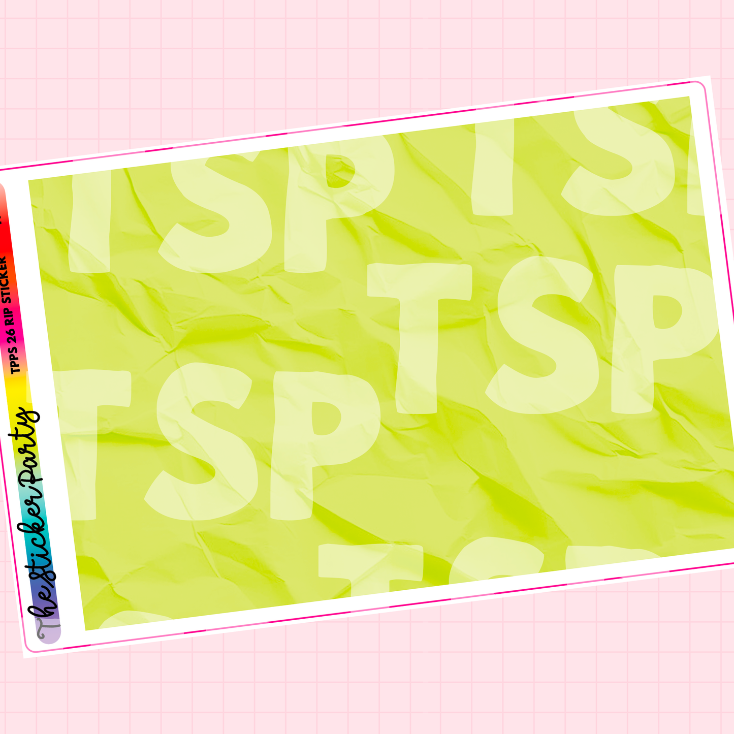 TPPS 2026 Rip Stickers Set of 3 | The Planner Party Summit