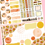 Candy Corn Journaling Sticker Kit