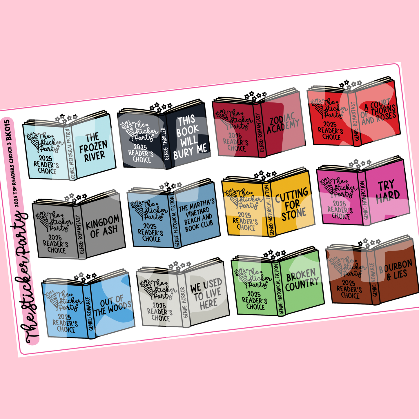 TSP Readers' Choice Kit 2025 | Popular 2025 Books Planner Stickers