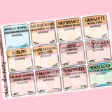 OFFICIAL 2025 HPOOTP-Flourish & Blotts Reading Challenge | H*rry P*tter Reading Challenge