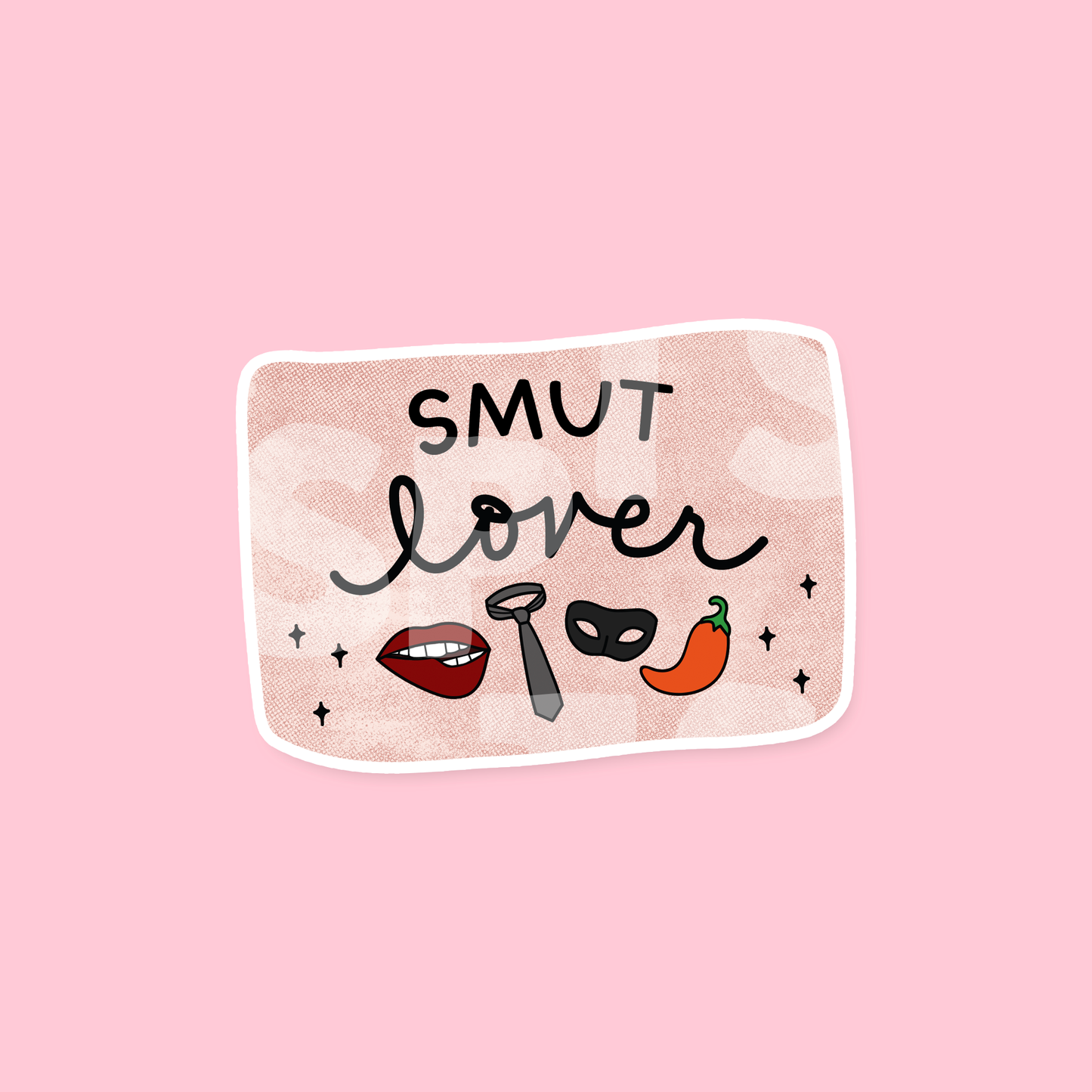 Smut Book Lover Die Cut Sticker