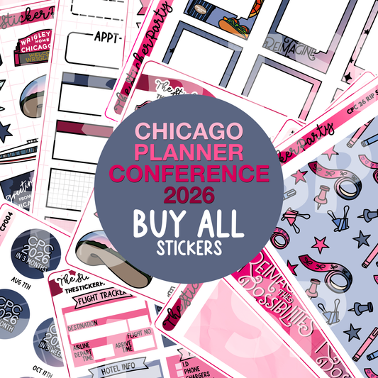BUY ALL CPC 2026 STICKERS! | Chicago Planner Conference