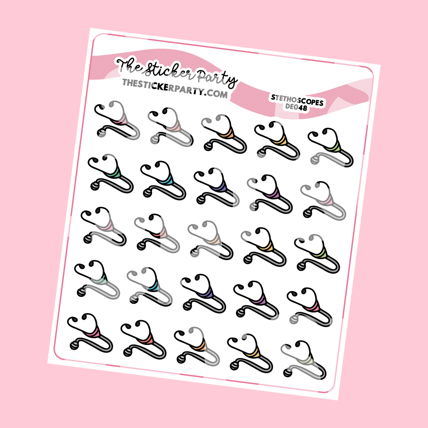Stethoscope Planner Stickers