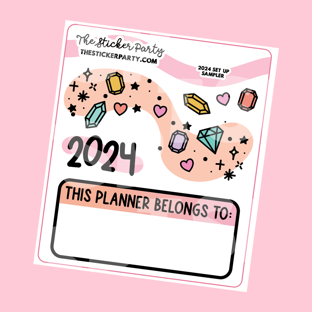 2024 Month Set Up Stickers for Planners, Organizers and Bullet Journal – My  Happy Place Stickers