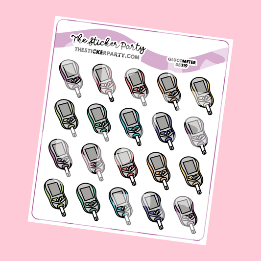 Glucometer Planner Stickers Diabetes Blood Sugar Stickers