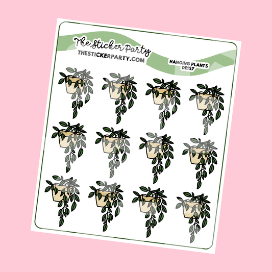 Hanging Plants Sticker Sheet