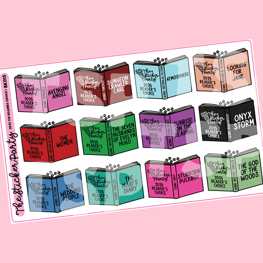 TSP Readers' Choice Kit 2025 | Popular 2025 Books Planner Stickers