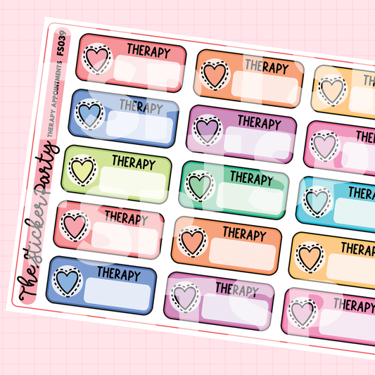 Therapy Appointment Therapy Stickers