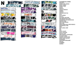 READ DESCRIPTION! Custom TV Show Flag Stickers (TV THURSDAY)