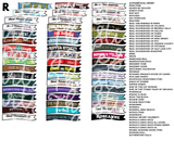 READ DESCRIPTION! Custom TV Show Flag Stickers (TV THURSDAY)