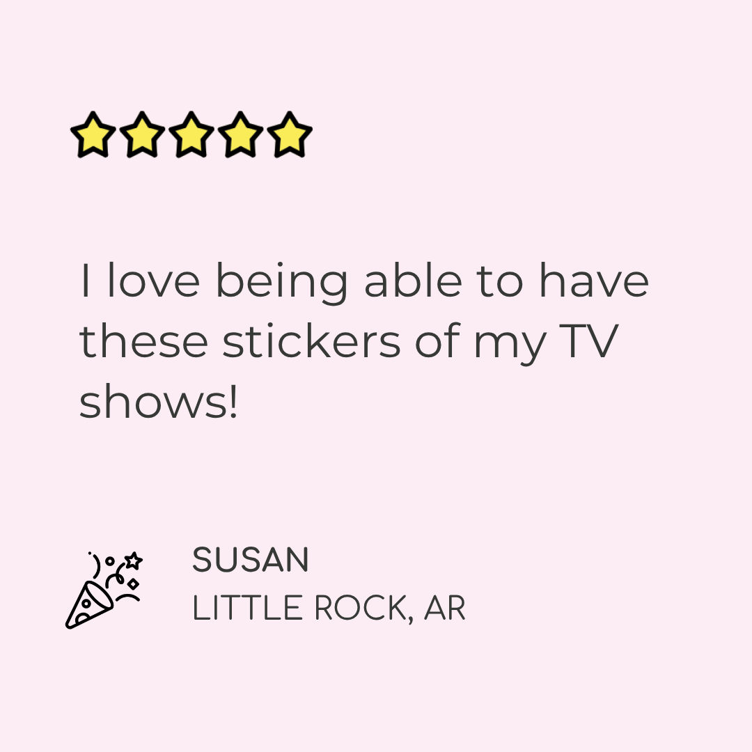 TV THURSDAY | Custom TV Show Flag Stickers (READ DESCRIPTION!)