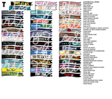 READ DESCRIPTION! Custom TV Show Flag Stickers (TV THURSDAY)