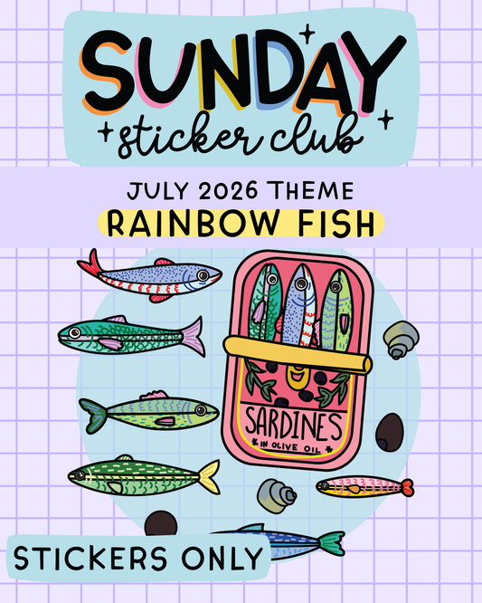 Sunday Sticker Club STICKERS ONLY