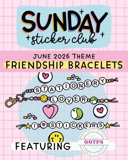 Sunday Sticker Club DELUXE