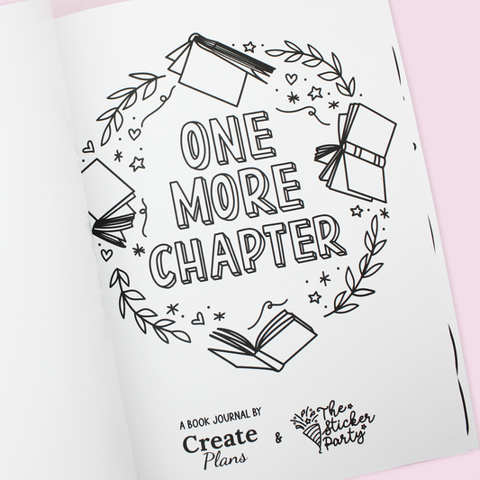 One More Chapter Book Journal Collab with Create Plans