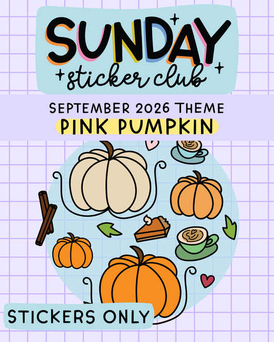 Sunday Sticker Club STICKERS ONLY
