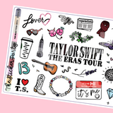 The Era Tour Deco Planner Stickers