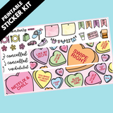 PRINTABLE Valentine's Day Kit in Standard Vertical Sizing