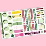 Tropical Journaling Sticker Kit