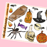 Halloween Deco Planner Stickers