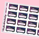 D*sney+ Planner Stickers