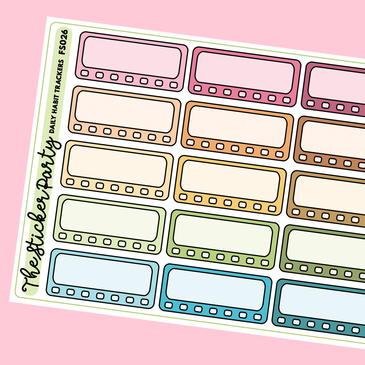Hydrate Habit Tracker. Planner Stickers for Bullet Journals, College P – My  Happy Place Stickers