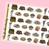 Decadent Breakfast Planner Stickers
