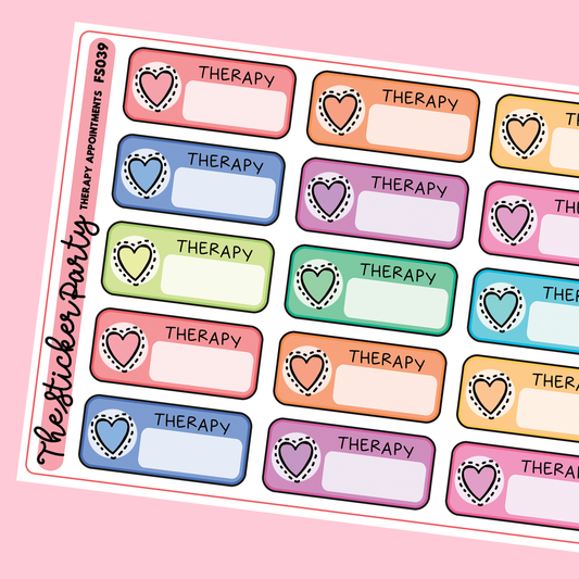 Therapy Appointment Therapy Stickers