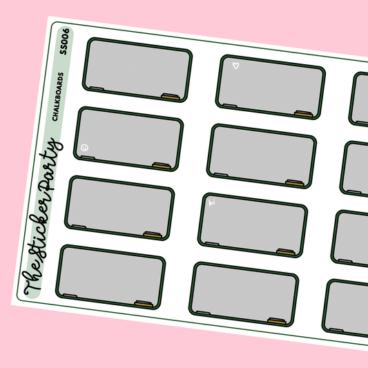 Chalkboard Planner Stickers
