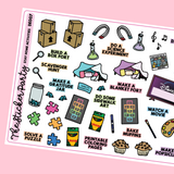 At-Home Activities for Kids Bucket List Kids Activities Sticker Sheet