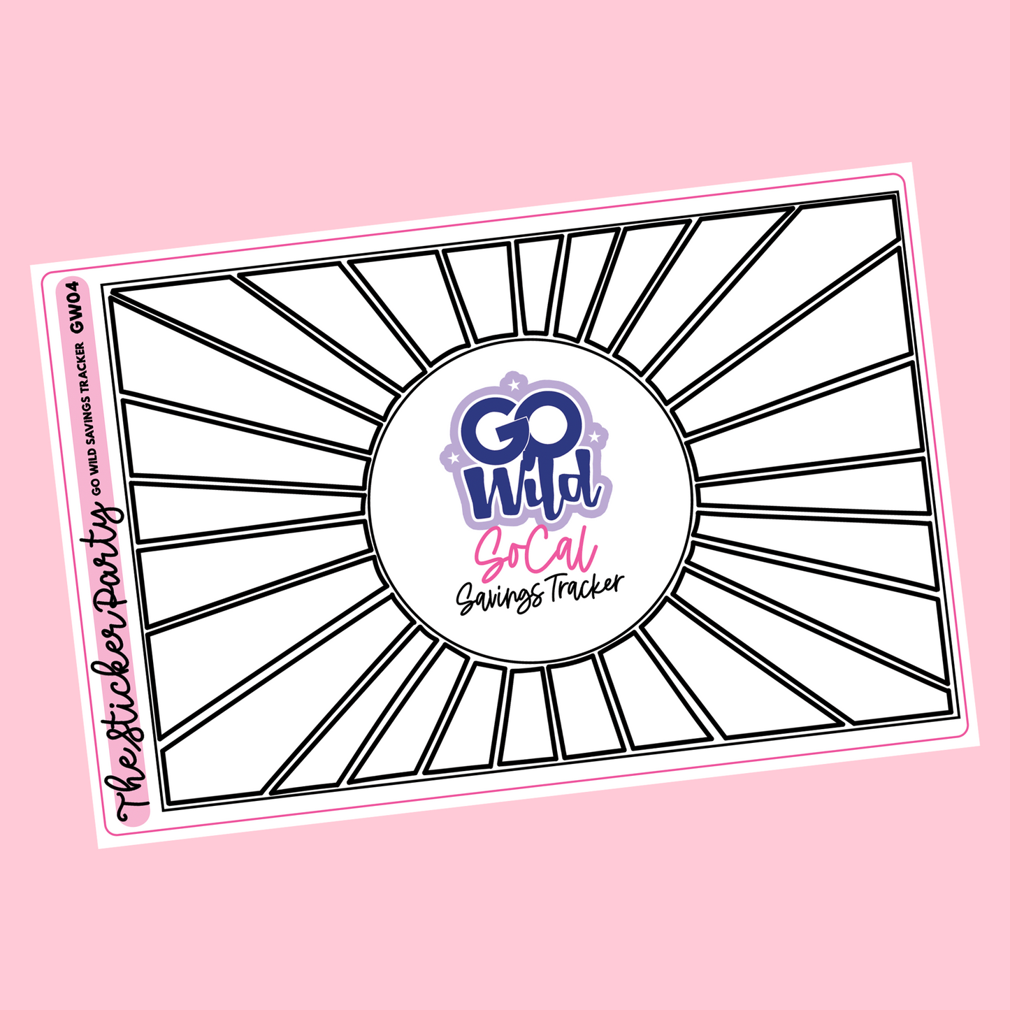 Go Wild 2022 Savings Tracker Sticker Kit | Go Wild 2022 Planaheim GW 2022