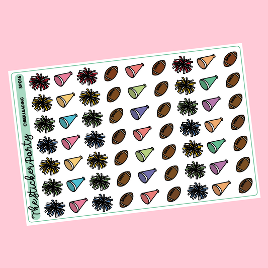Cheerleading Planner Stickers