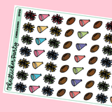 Cheerleading Planner Stickers
