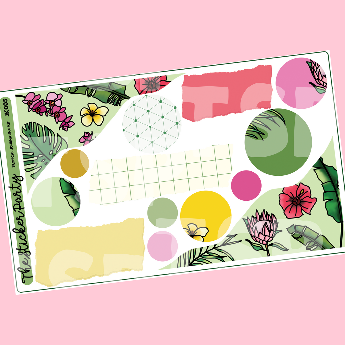 Tropical Journaling Sticker Kit – The Sticker Party