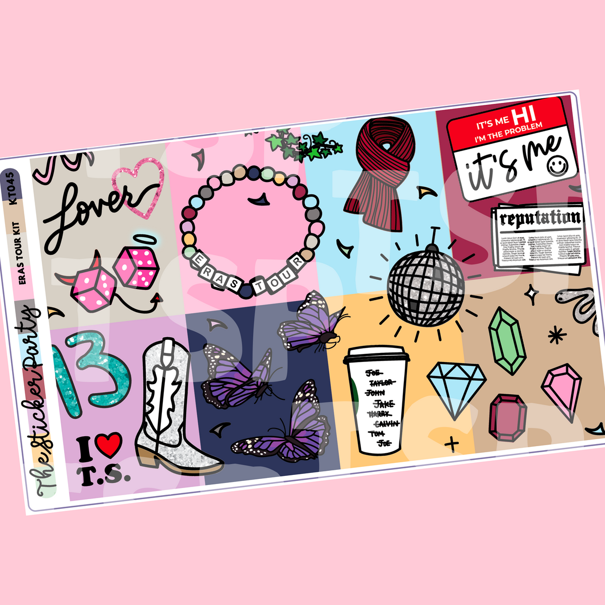 The Era Tour Journaling Sticker Kit – The Sticker Party