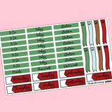 Winter Floral Kit in Standard Vertical Sizing