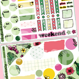 Tropical Journaling Sticker Kit