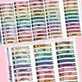 2022 N*tflix Movies Planner Stickers