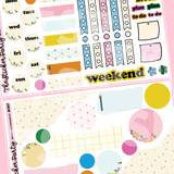 Birthday Cake Journaling Sticker Kit