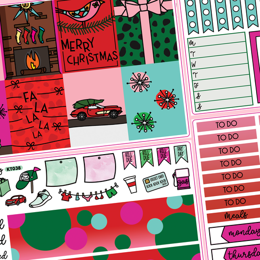 Retro Christmas Kit in Standard Vertical Sizing