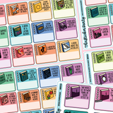 2022 Pop Sugar Reading Challenge Planner Stickers
